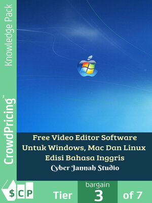cover image of Free Video Editor Software Untuk Windows, Mac Dan Linux Edisi Bahasa Inggris